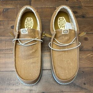 Hey Dude Men's Brown Slip-On Loafers